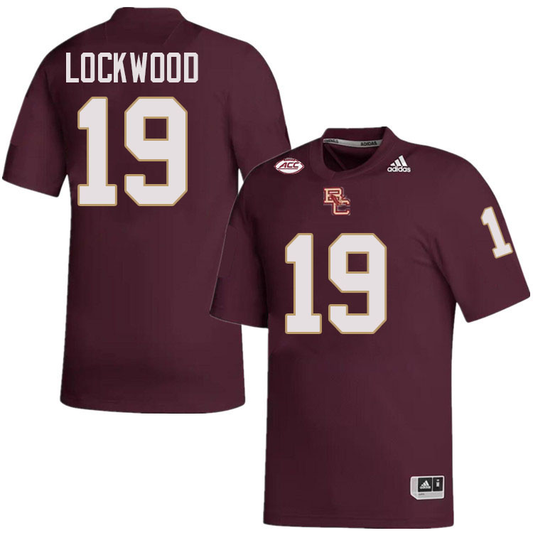 Ty Lockwood Jersey,#19 Ty Lockwood Boston College Eagles Football Jersey,Uniforms-Maroon